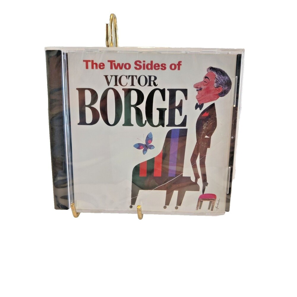 The Two Sides of Victor Borge by Victor Borge (CD, Nov-1998) New Front Cracked